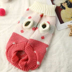 Grey Elk Cat Kitten Sweater Winter Warm Clothes For Small Medium Dogs Coat Pet Outfit